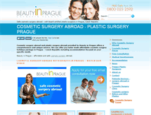 Tablet Screenshot of beautyinprague.com